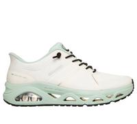 Skechers Women's Slip-ins: UNO Glide-Step - Glide Away Sneaker in White/Mint, Size 2 | Synthetic/Textile
