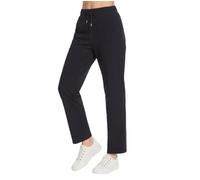 Skechers Women's Slip-Ins Uptown Pant, Black/White, XL