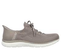 Skechers Women's Slip-ins: Virtue - Divinity Slip-On Shoes in Taupe, Size 4 | Textile/Synthetic, Vegan, Machine Washable
