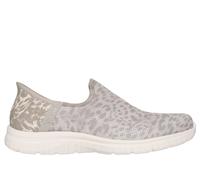 Skechers Women's Slip-ins: Virtue - Untamed Sneaker in Natural, Size 7 | Textile/Synthetic, Vegan, Machine Washable