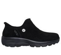 Skechers Women's Slip-ins Waterproof: Easy Going - Winter Wind Boots in Black, Size 7 | Leather/Textile