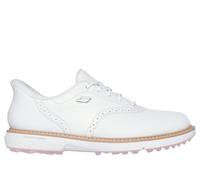 Skechers Women's Slip-ins Waterproof: GO GOLF Prestige SL Golf Shoes in White/Pink, Size 5.5 | Leather/Synthetic/Textile, Arch Fit