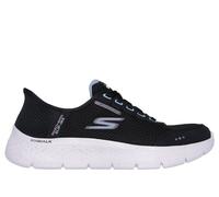 Skechers Women's Slip-ins Waterproof: GO WALK Flex - Clear Creek Sneaker in Black/Mauve, Size 2 | Textile/Synthetic, Vegan