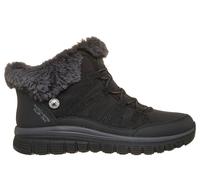 Skechers Women's Slip-ins Waterproof: Graceful - Misty Strolls Sneaker in Black, Size 5 | Leather/Textile