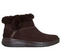 Skechers Women's Slip-ins Waterproof: On-The-GO Stellar - Daphne Boots in Chocolate, Size 3 | Leather/Textile/Synthetic