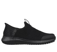 Skechers Women's Slip-ins Work: Cessnock - Gwynedd Sneaker in Black, Size 6.5 | Textile/Synthetic