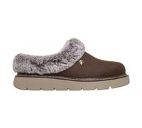 Skechers Women's KEEPSAKES LITE Vegan Leather Slipper W/ Faux Fur Trim Chocolate | Size: 6 Skechers Chocolate 6