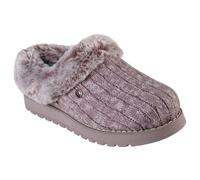 Skechers Womens Slippers Memory Foam Ladies Mule Faux Fur Ice Angel 31204