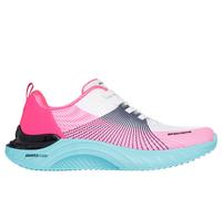 Skechers Women's Snoop Dogg: Snoop Ace - Cyber Walker Sneaker in White/Light Blue, Size 6.5 | Textile/Synthetic, Vegan