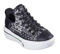Skechers Women's Snoop Dogg:Snoop One-Double G Hands Free Slip-ins Sneaker, Black/White, 8.5