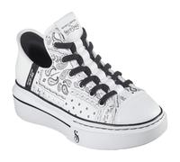 Skechers Women's Snoop Dogg:Snoop One-Double G Hands Free Slip-ins Sneaker, White/Black, 10