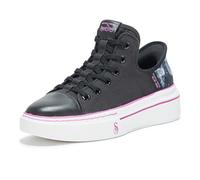 Skechers Women's Snoop ONE Sneaker, Black, 3 UK