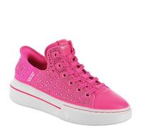 Skechers Women's Sneaker Snoop ONE Rhine-Stoned Pink Rhinestone Canvas UK 4