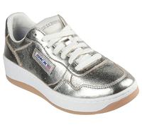 Skechers Women's Sport Court 2.0-Much Metallic Sneaker, Gold, 8.5