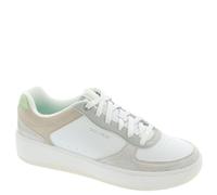 Skechers Women's Sport Court 2.0-Pretty Factor Sneaker, White/Mulit, 10