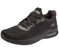 Skechers Women's Squad AIR Sneaker, Black, 3.5 UK
