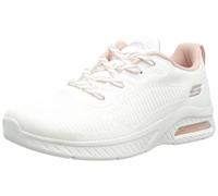 Skechers Women's Squad AIR Sneaker, Off White Engineered Knit, 3 UK