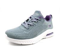 Skechers Women's Squad AIR Sneaker, Slate, 3.5 UK
