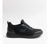 Skechers Womens SQUAD SR Ladies Occupational Trainers Black Lace - Size UK 2.5