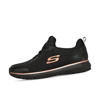 Skechers Women's Squad Trainer, Black, 8 UK