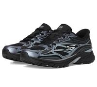 Skechers Women's Stamina Sport Sneaker, Black Duraleather/Mesh/Trim, 3.5 UK