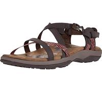 Skechers Women's Strappy Slingback Sport Sandal, Chocolate, 11 B (M)
