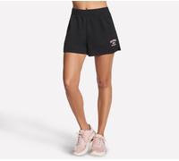 Skechers Women's Street Sideline 4 Inch Short in Black, Size Large | Polyester