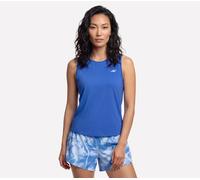Skechers Women's Stride Performance Tank Top in Blue/Gold, Size 2XL | Recycled Nylon/Spandex