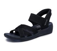 Skechers Arya - Cooling Off Polyester Women's Black Sandals UK 7
