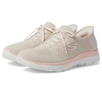 Skechers Women's Summit New Daily Hands Free Slip-ins Sneaker, Natural Pink, 9