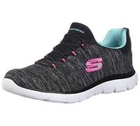 Skechers Women's Summit - Quick Getaway Black/Light Blue 10 B US