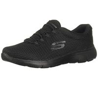 Skechers Womens Summits Artistry Chic Sneaker, Black Mesh Black Trim, 5.5 UK
