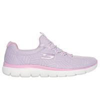 Skechers Womens Summits Artistry Chic Sneaker, Lavender Mesh Trim, 5 UK