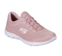 Skechers Womens Summits Artistry Chic Sneaker, Rose Mesh White Trim, 6.5 UK