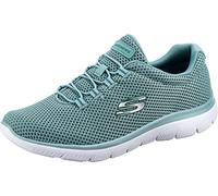 Skechers Women's Trainers Summits 12985 Artistry Chic – Sage Mesh White Trim – UK 8