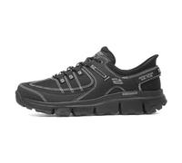 Skechers Women's Summits at, Black Synthetic/Mesh/Black Trim, 4 UK