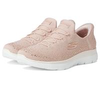 Skechers Women's Summits-Brilliant Shine Hands Free Slip-ins Sneaker, Light Mauve=ltmv, 9