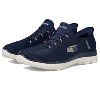Skechers Women's Summits Classy Night Sneaker, Navy, 4.5 UK