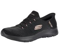 Skechers Women's Summits Classy Night Sneaker, Black, 3 UK