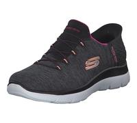 Skechers Women's Summits Dazzling Haze Hands Free Slip in Trainers, Black, 7 UK