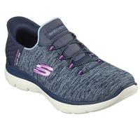 Skechers Women's Summits Dazzling Haze Sneaker, Navy, 4.5 UK Wide