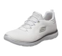 Skechers Womens Summits Fast Attraction Trainers White Mesh Silver Trim 11