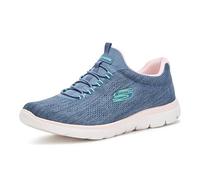 Skechers Women's Summits Fun Flare Sneaker, Navy/Multi=nvmt, 7.5 UK Wide
