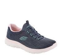 Skechers Women's Summits Fun Flare Sneaker, Navy/Multi=nvmt, 9 UK Wide
