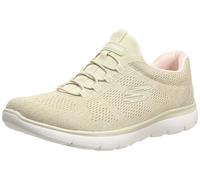 Skechers Women's Summits Fun Flare Sneaker, Taupe Pink Tppk, 4 UK
