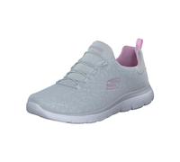 Skechers Womens Summits Good Taste Sneaker, Light Grey Mesh Lavender Trim, 4 UK