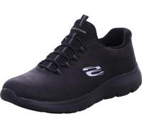 SKECHERS Womens Summits Itz Bazik Trainers Black/Black 5