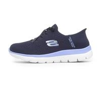Women's Skechers SUMMITS-NEW DAILY Womens Trainers Navy - Blue - Size: 5