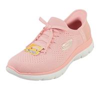 Skechers Women's Summits New Daily Trainers, Rose Knit/Coral Trim, 5 UK