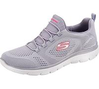 Skechers Women's Summits Perfect Views Trainers, Lavender Mesh/Hot Pink Trim, 5.5 UK